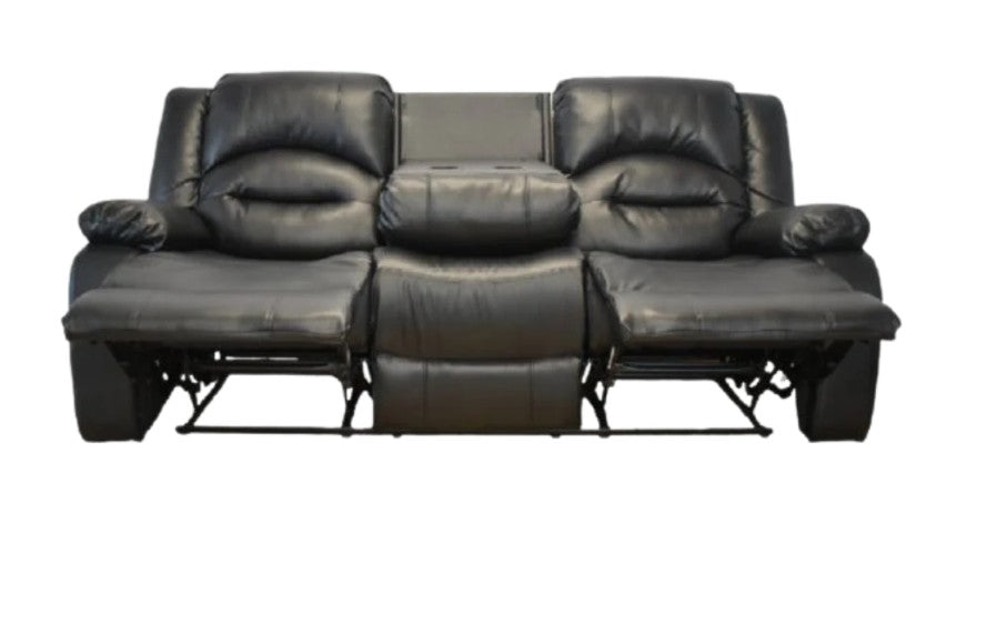 Lariston Recliner Lounge Suite Black