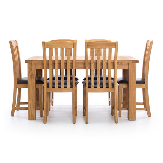 Richardson Oak Wood Dining set