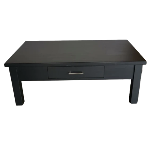 Royal Black 1-Drawer Coffee Table