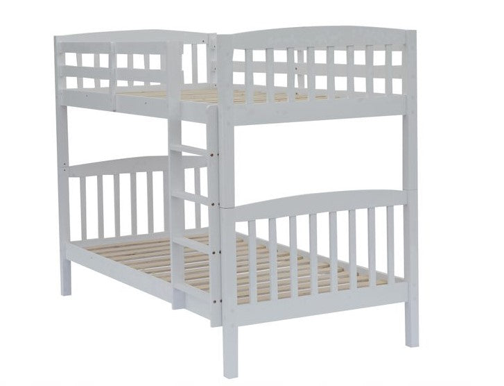 Milly Bunk (S+S)White (with Mattress)