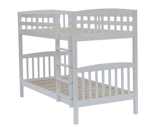 Milly Bunk (S+S)White (with Mattress)