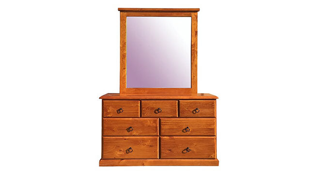 Troy 7 Drawer Dresser with Mirror
