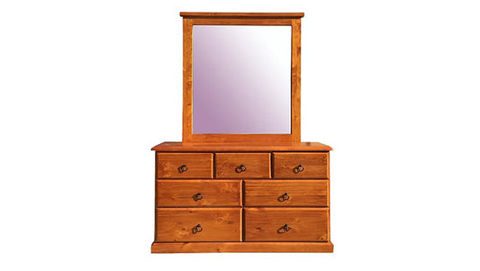 Troy 7 Drawer Dresser with Mirror