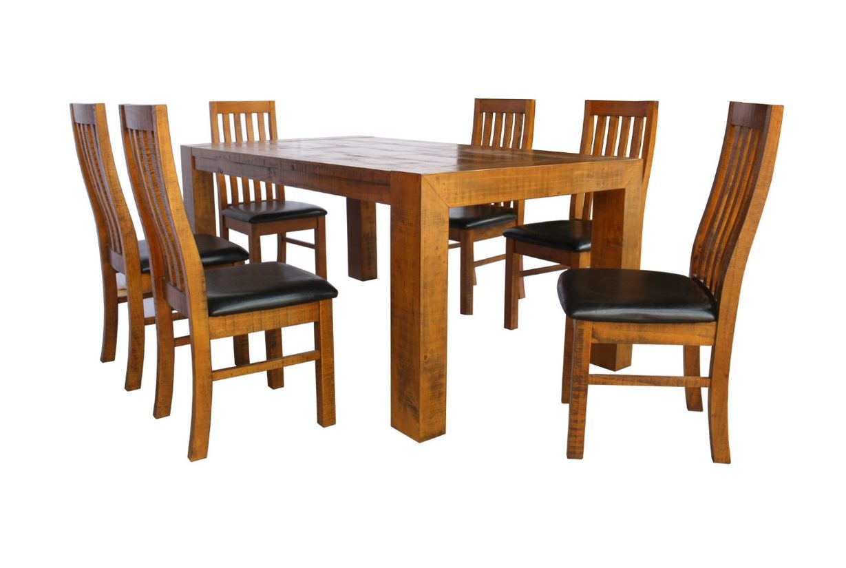 Serene Oak Dining table with chairs