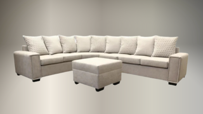 Boston Corner sofa (Pearl white)