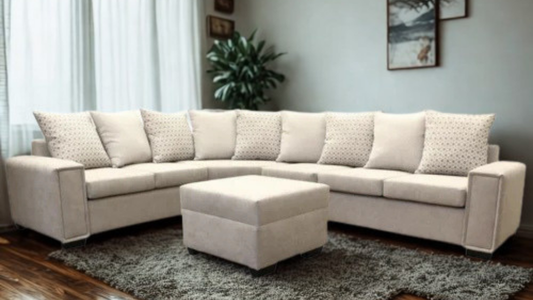 Boston Corner sofa (Pearl white)