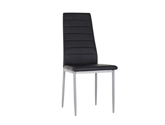 Urban Gloss Dining Chair Black/Beige