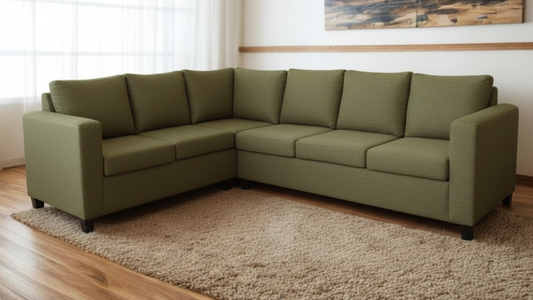 Ashlee Corner Sofa (Olive Green)