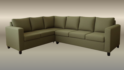 Ashlee Corner Sofa (Olive Green)