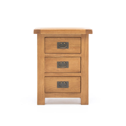 Samuel 3 Drawer Bedside Table