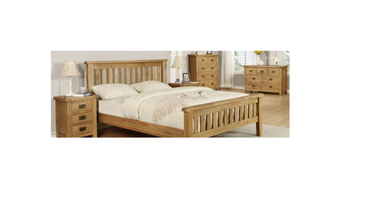 Richardson Oak Wood King Bedroom Suite