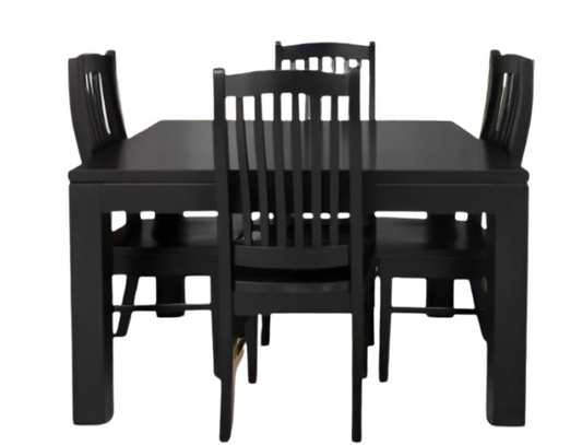 Royal Black 5 Piece Dining set