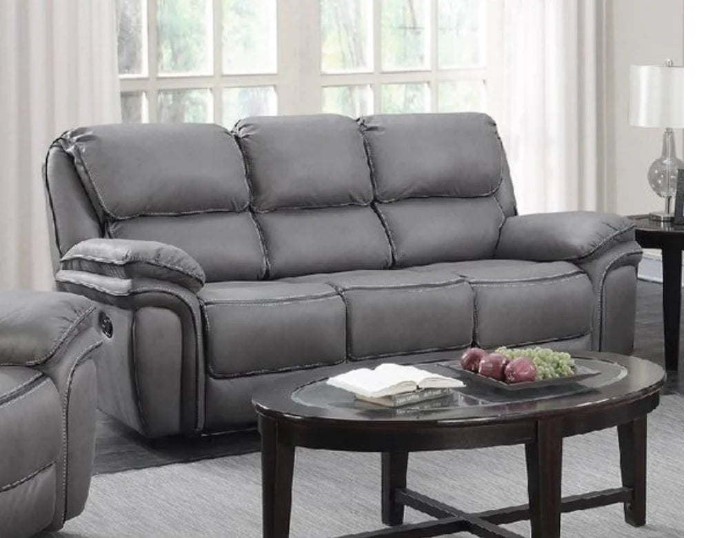 Moy Recliner Suite Grey