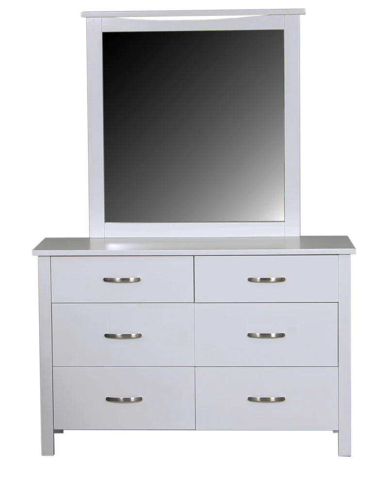 Patty 6 Drawer Dresser White