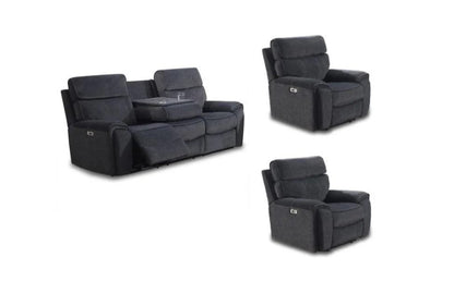 Little Raven Recliner-Power USB Lounge Suite