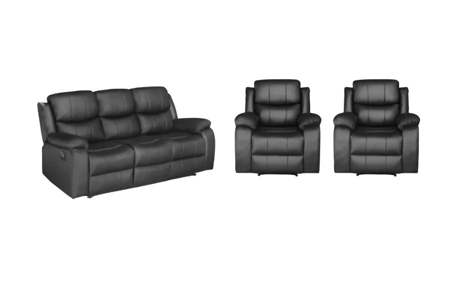 Katey Recliner Lounge (Black)