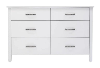 Patty 6 Drawer Dresser White