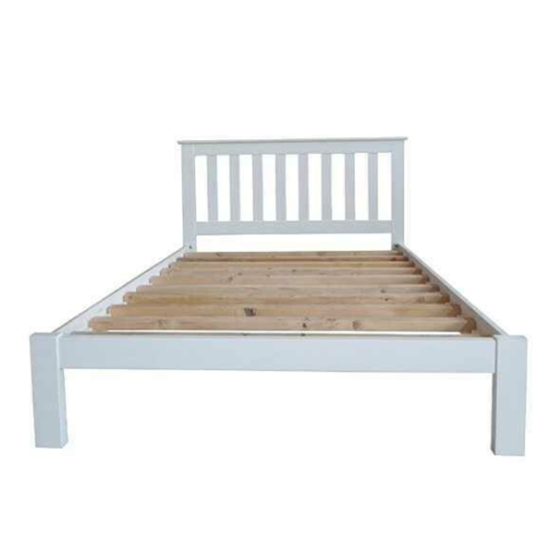 Queen Classic Bed Frame (White)