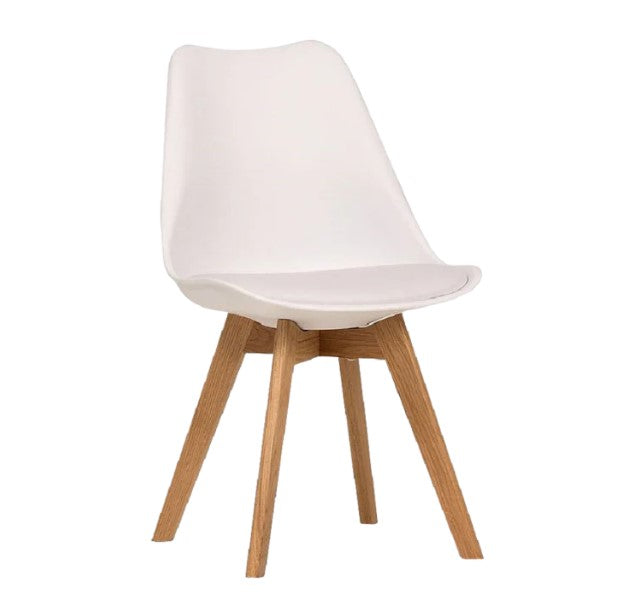 Sia Dining chair - Black / White