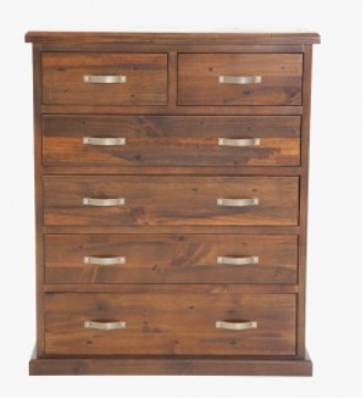 Troy Timber 5 Drawer Tallboy