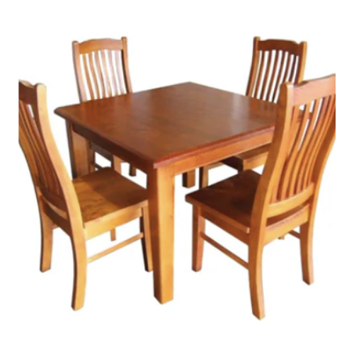 Pine Solid wood 1m Dining set ( with 2 or 4 chairs)