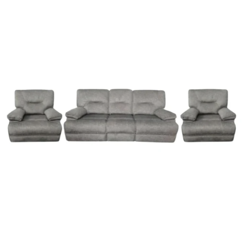 Maryla Fabric Recliner Power Suite With USB (DARK GREY)