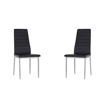 Urban Gloss Dining Chair Black/Beige