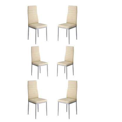 Urban Gloss Dining Chair Black/Beige