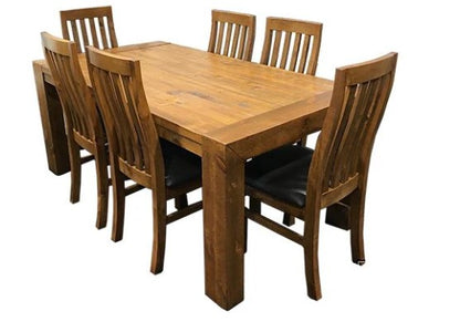 Serene Oak Dining table with chairs