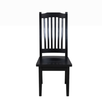 Royal Black Solid wood Dining set (1m Table)