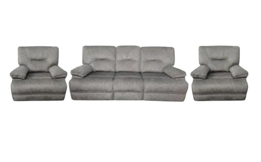 Maryla Fabric Recliner Power Suite With USB (DARK GREY)