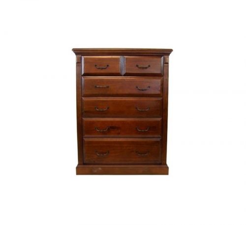 Marina Pine 6 Drawer Tallboy