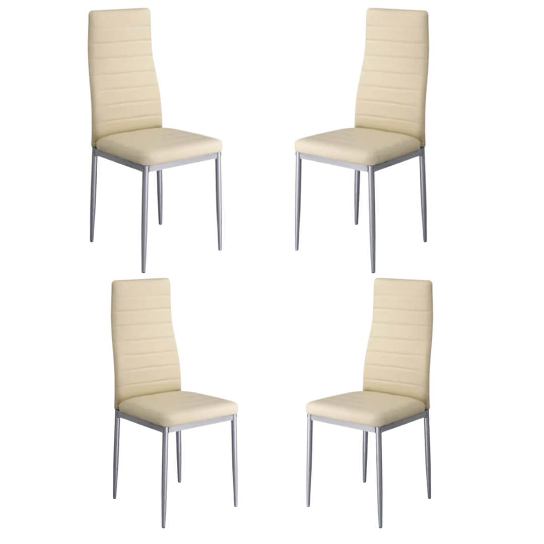 Urban Gloss Dining Chair Black/Beige