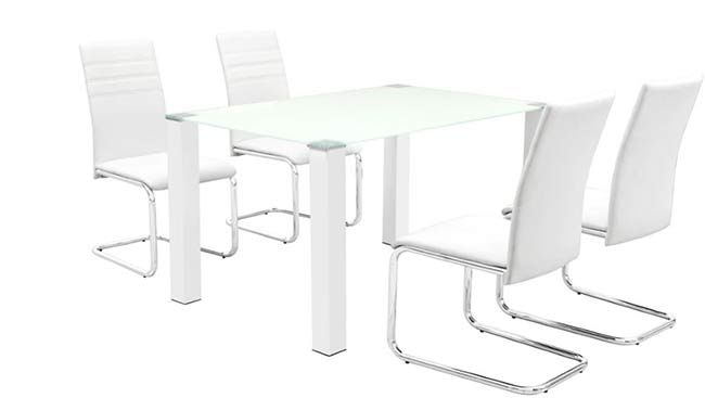 Bessie Dining Table With 4 Chairs