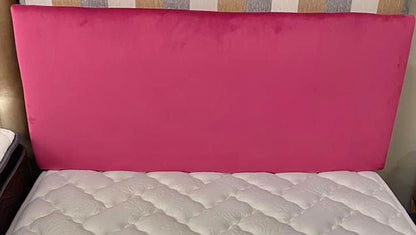 Single Headboard - Pink Plush