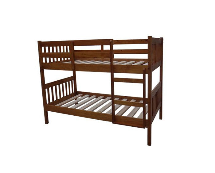 Bunk - stacked single beds Pine colour