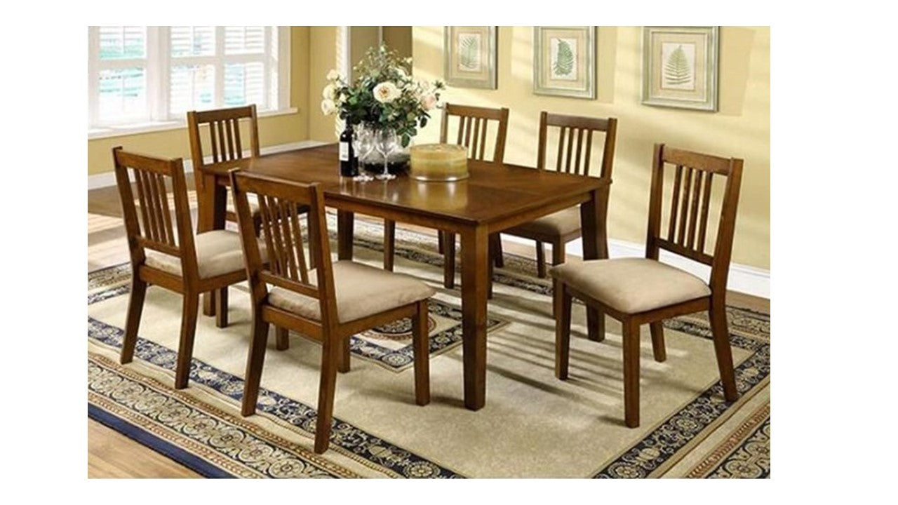 Mission Oak Dining Table with 6 Chairs