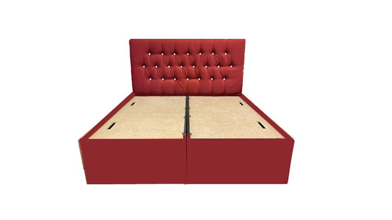 Storage Bed with Diamond style Headboard