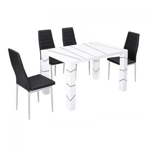 Mona Dining Table With 4 Chairs