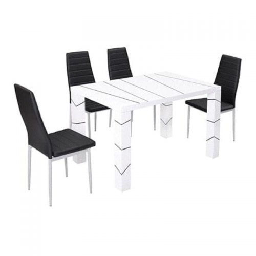 Urban Gloss 5 Piece Dining Set